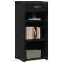 Engineered wood black sideboard 40x42.5x93 cm by , Sideboards - Ref: Foro24-846314, Price: 64,32 €, Discount: %