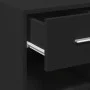 Engineered wood black sideboard 40x42.5x93 cm by , Sideboards - Ref: Foro24-846314, Price: 64,32 €, Discount: %