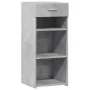 Engineered wood gray concrete sideboard 40x42.5x93 cm by , Sideboards - Ref: Foro24-846316, Price: 60,14 €, Discount: %