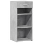 Grauer Beton-Engineered-Holz-Sideboard 40x42,5x93 cm von , Sideboards - Ref: Foro24-846316, Preis: 61,67 €, Rabatt: %