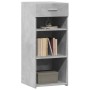 Grauer Beton-Engineered-Holz-Sideboard 40x42,5x93 cm von , Sideboards - Ref: Foro24-846316, Preis: 61,67 €, Rabatt: %
