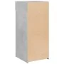 Engineered wood gray concrete sideboard 40x42.5x93 cm by , Sideboards - Ref: Foro24-846316, Price: 60,14 €, Discount: %