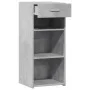 Engineered wood gray concrete sideboard 40x42.5x93 cm by , Sideboards - Ref: Foro24-846316, Price: 60,14 €, Discount: %
