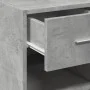 Engineered wood gray concrete sideboard 40x42.5x93 cm by , Sideboards - Ref: Foro24-846316, Price: 60,14 €, Discount: %