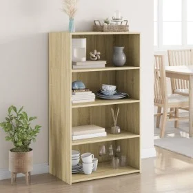 Engineered wood high sideboard in Sonoma oak 70x41x124 cm by , Sideboards - Ref: Foro24-846406, Price: 82,10 €, Discount: %