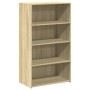 Aparador alto madera de ingeniería roble Sonoma 70x41x124 cm de , Aparadores - Ref: Foro24-846406, Precio: 86,91 €