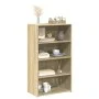 Engineered wood high sideboard in Sonoma oak 70x41x124 cm by , Sideboards - Ref: Foro24-846406, Price: 82,10 €, Discount: %