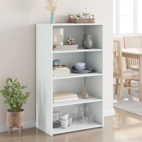 Tall white engineered wood sideboard 70x41x124 cm by , Sideboards - Ref: Foro24-846404, Price: 73,63 €, Discount: %