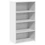 Tall white engineered wood sideboard 70x41x124 cm by , Sideboards - Ref: Foro24-846404, Price: 73,63 €, Discount: %