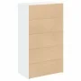 Tall white engineered wood sideboard 70x41x124 cm by , Sideboards - Ref: Foro24-846404, Price: 73,63 €, Discount: %