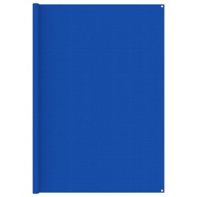Alfombra para tienda de campaña HDPE azul 250x600 cm