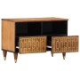 Massives Mangoholz-TV-Möbel 70x33x46 cm von , CD- und DVD-Speicher - Ref: Foro24-358285, Preis: 60,46 €, Rabatt: %