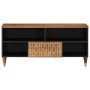 Mueble de TV madera maciza de mango 100x33x46 cm | Foro24.es | Tu tienda online para hogar, jardín y más Foro24.es
