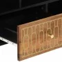 Solid mango wood TV stand 100x33x46 cm by , CD and DVD storage - Ref: Foro24-358300, Price: 65,03 €, Discount: %