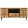 Mueble de TV madera maciza de mango 105x33x46 cm de , Almacenamiento para CD y DVD - Ref: Foro24-358298, Precio: 127,15 €, De...