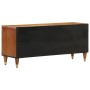Massives Mangoholz-TV-Möbel 105x33x46 cm von , CD- und DVD-Speicher - Ref: Foro24-358298, Preis: 129,69 €, Rabatt: %