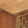 Massives Mangoholz-TV-Möbel 105x33x46 cm von , CD- und DVD-Speicher - Ref: Foro24-358298, Preis: 129,69 €, Rabatt: %