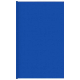 Alfombra para tienda de campaña HDPE azul 400x400 cm