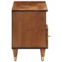 Solid mango wood TV stand 100x33x46 cm by , CD and DVD storage - Ref: Foro24-358302, Price: 76,88 €, Discount: %