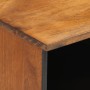 TV-Möbel aus massivem Mangoholz, 100x33x46 cm. von , CD- und DVD-Speicher - Ref: Foro24-358302, Preis: 76,96 €, Rabatt: %