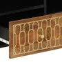 Solid mango wood TV stand 100x33x46 cm by , CD and DVD storage - Ref: Foro24-358302, Price: 76,25 €, Discount: %