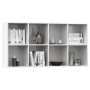 Regal/Sideboard weiß glänzend Furnier 66x30x130 cm von vidaXL, Bücherregale und Regale - Ref: Foro24-800159, Preis: 88,95 €, ...