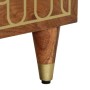 Bedside tables 2 units solid mango wood 40x33x46 cm by , Nightstands - Ref: Foro24-358291, Price: 94,60 €, Discount: %