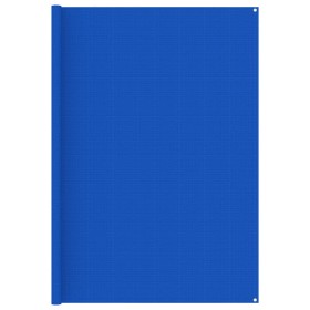 Alfombra para tienda de campaña azul 250x550 cm