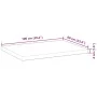 Acacia wood untreated bathroom vanity countertop 100x60x4 cm by , bathroom vanities - Ref: Foro24-3279684, Price: 120,42 €, D...