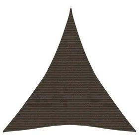 Sail awning HDPE brown 160 g/m² 5x6x6 m by vidaXL, Umbrellas - Ref: Foro24-311813, Price: 49,43 €, Discount: %
