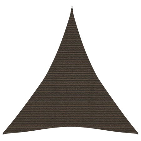 Toldo de vela HDPE marrón 160 g/m² 5x6x6 m de vidaXL, Sombrillas - Ref: Foro24-311813, Precio: 50,38 €