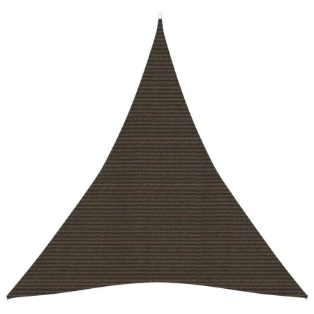 Toldo de vela HDPE marrón 160 g/m² 5x6x6 m de vidaXL, Sombrillas - Ref: Foro24-311813, Precio: 49,43 €, Descuento: %