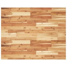 Solid untreated acacia wood desktop board 100x80x2 cm by , Desk accessories and products - Ref: Foro24-3279760, Price: 105,58...