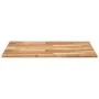 Solid untreated acacia wood desktop board 100x80x2 cm by , Desk accessories and products - Ref: Foro24-3279760, Price: 105,58...