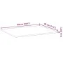 Solid untreated acacia wood desktop board 100x80x2 cm by , Desk accessories and products - Ref: Foro24-3279760, Price: 105,58...