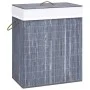 Wäschekorb aus Bambus einteilig grau 83 l von vidaXL, Wäschekörbe - Ref: Foro24-320756, Preis: 32,00 €, Rabatt: %