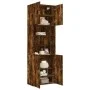 Tall smoked oak engineered wood sideboard 80x42.5x249 cm by , Sideboards - Ref: Foro24-3281361, Price: 246,37 €, Discount: %