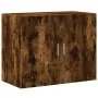 Aparador alto madera de ingeniería roble ahumado 80x42,5x249 cm de , Aparadores - Ref: Foro24-3281361, Precio: 245,88 €, Desc...