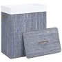 Cesta para la ropa sucia de bambú de una sección gris 83 l de vidaXL, Cestas para ropa - Ref: Foro24-320756, Precio: 32,00 €,...