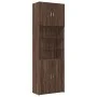 Aparador alto madera de ingeniería marrón roble 80x42,5x249 cm de , Aparadores - Ref: Foro24-3281363, Precio: 249,42 €, Descu...