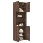 Aparador alto madera de ingeniería marrón roble 80x42,5x249 cm de , Aparadores - Ref: Foro24-3281363, Precio: 249,42 €, Descu...