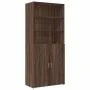 Aparador alto madera de ingeniería marrón roble 80x42,5x249 cm de , Aparadores - Ref: Foro24-3281363, Precio: 249,42 €, Descu...