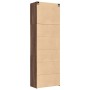 Aparador alto madera de ingeniería marrón roble 80x42,5x249 cm de , Aparadores - Ref: Foro24-3281363, Precio: 266,64 €