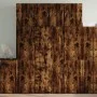 Tall smoked oak engineered wood sideboard 80x42.5x249 cm by , Sideboards - Ref: Foro24-3281368, Price: 268,84 €, Discount: %