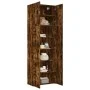 Tall smoked oak engineered wood sideboard 80x42.5x249 cm by , Sideboards - Ref: Foro24-3281368, Price: 268,84 €, Discount: %