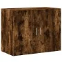 Tall smoked oak engineered wood sideboard 80x42.5x249 cm by , Sideboards - Ref: Foro24-3281368, Price: 268,84 €, Discount: %