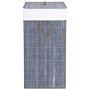 Cesta para la ropa sucia de bambú de una sección gris 83 l de vidaXL, Cestas para ropa - Ref: Foro24-320756, Precio: 33,28 €,...