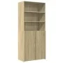 Ingenieurholz-Sideboard Eiche Sonoma 80x42,5x185 cm von , Sideboards - Ref: Foro24-3281380, Preis: 178,10 €, Rabatt: %