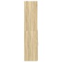 Aparador de madera de ingeniería roble Sonoma 80x42,5x185 cm de , Aparadores - Ref: Foro24-3281380, Precio: 180,98 €, Descuen...
