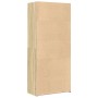 Aparador de madera de ingeniería roble Sonoma 80x42,5x185 cm de , Aparadores - Ref: Foro24-3281380, Precio: 180,98 €, Descuen...